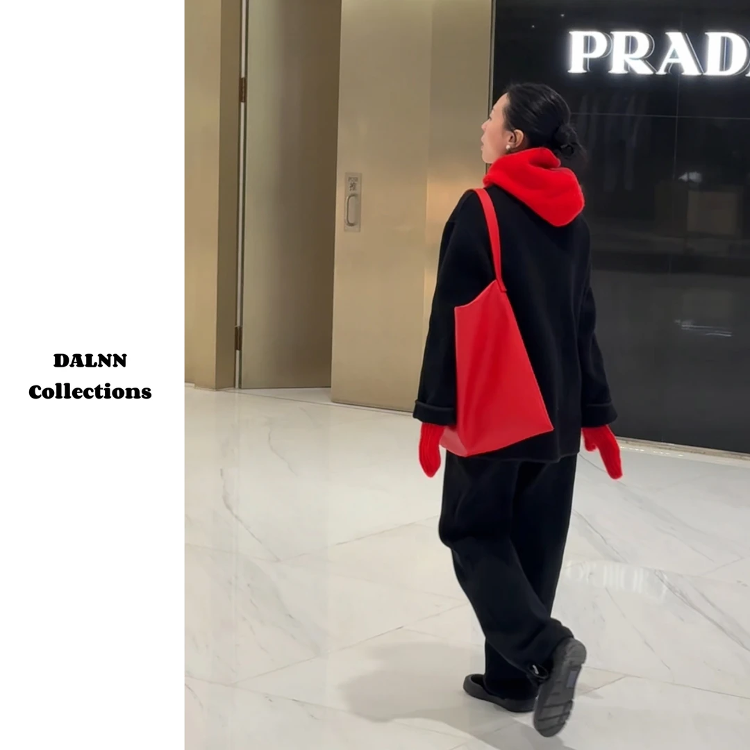 DALNN Collections｜日系小众 极简百搭红色手提单肩腋下包