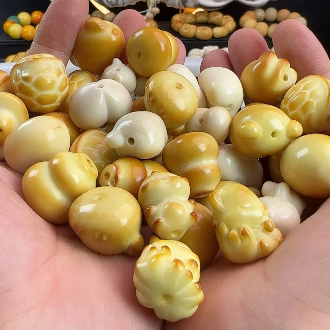 菩提根/象牙果手串微瑕疵象牙果5颗（备注款式）