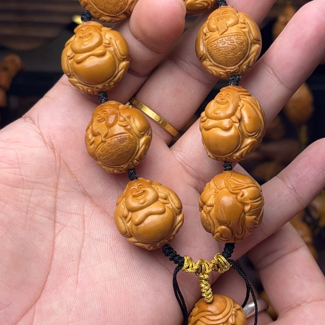 橄榄核吊坠橄榄核荷叶财弥2.0左右
