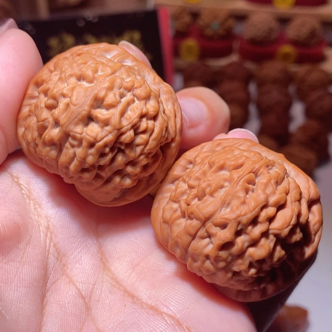 文玩核桃把件40.5莲花