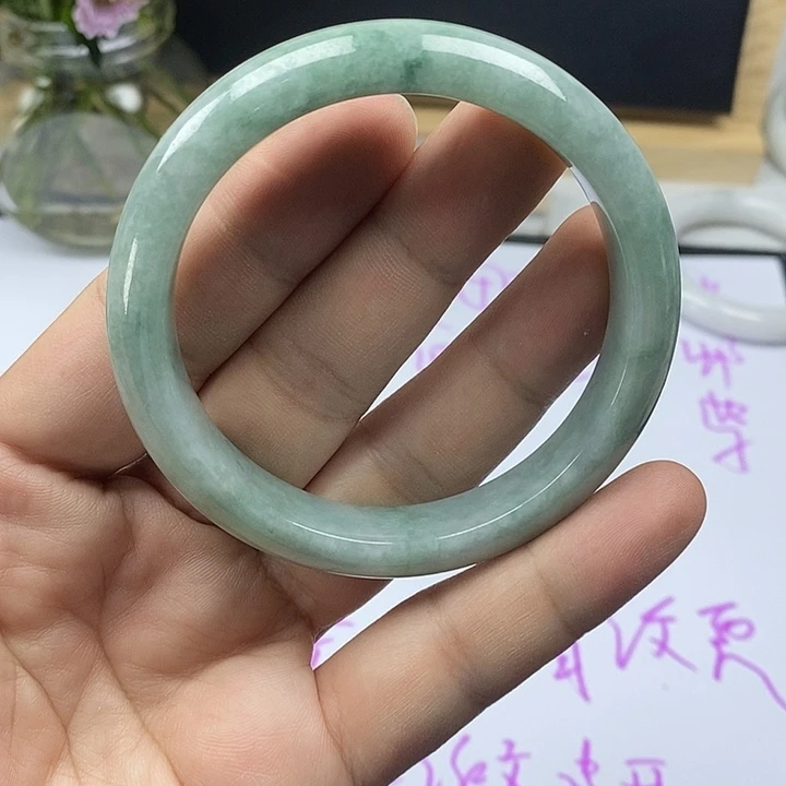 翡翠未镶嵌手镯58.8