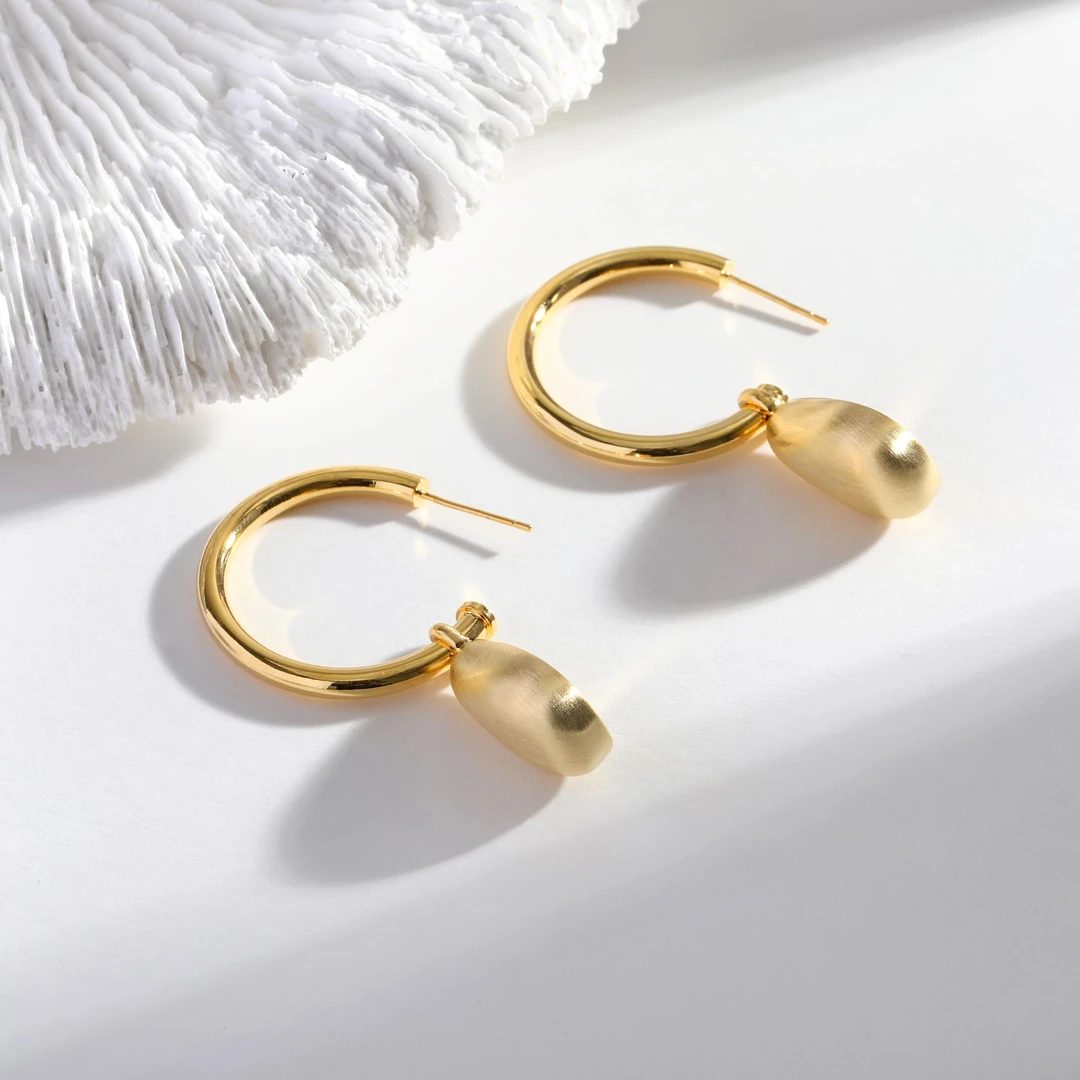 铜合金耳饰 佳佳（Y18）内径24毫米 耳环