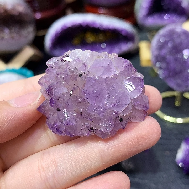 珠宝半成品未镶嵌紫晶