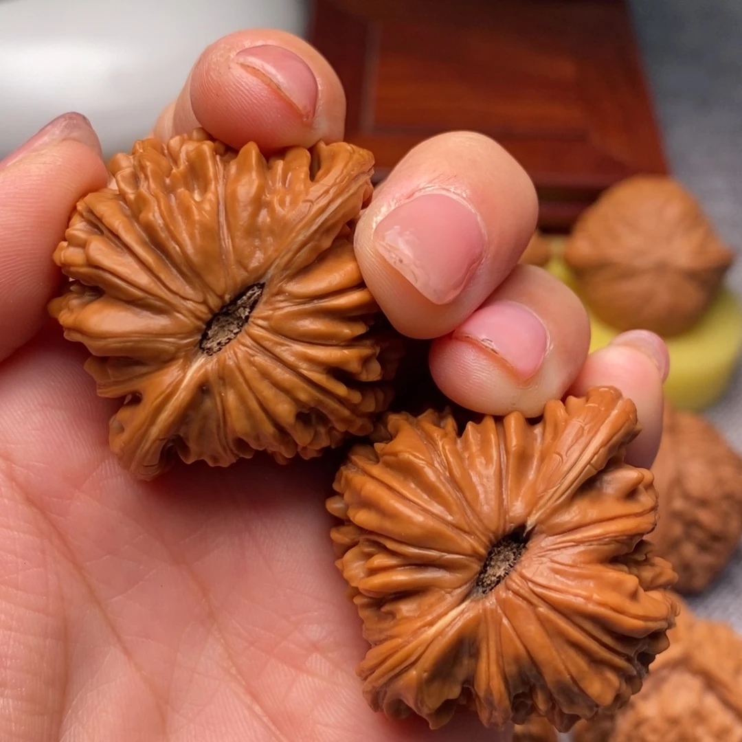 文玩核桃把件四座楼 41尺寸