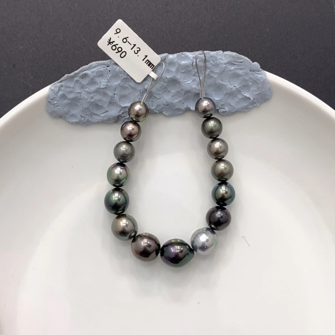 F***F手串海水珍珠未镶嵌大溪地手串9.6-13.1mm 不退换 利