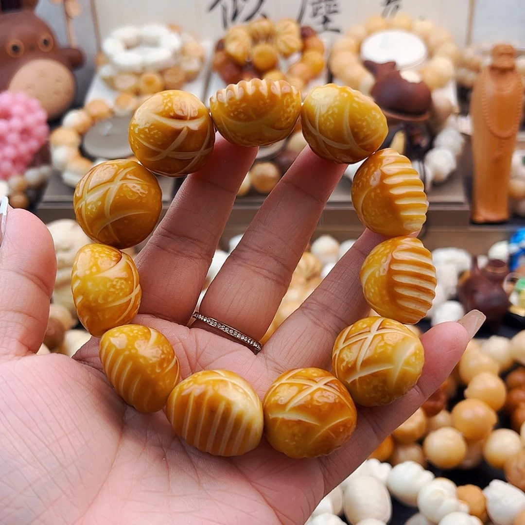 菩提根/象牙果手串菠萝包