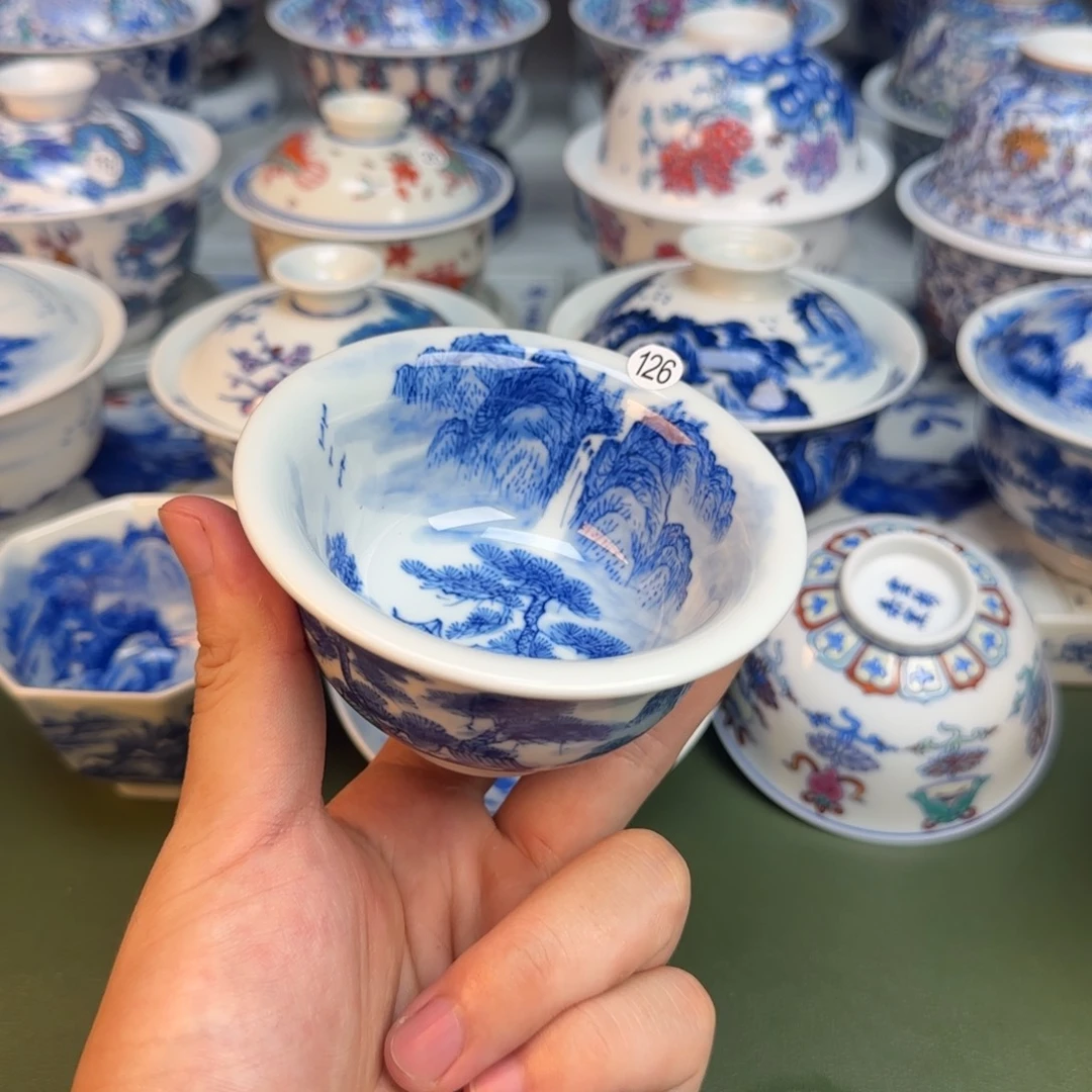 彦祖纯手工手绘茶具126