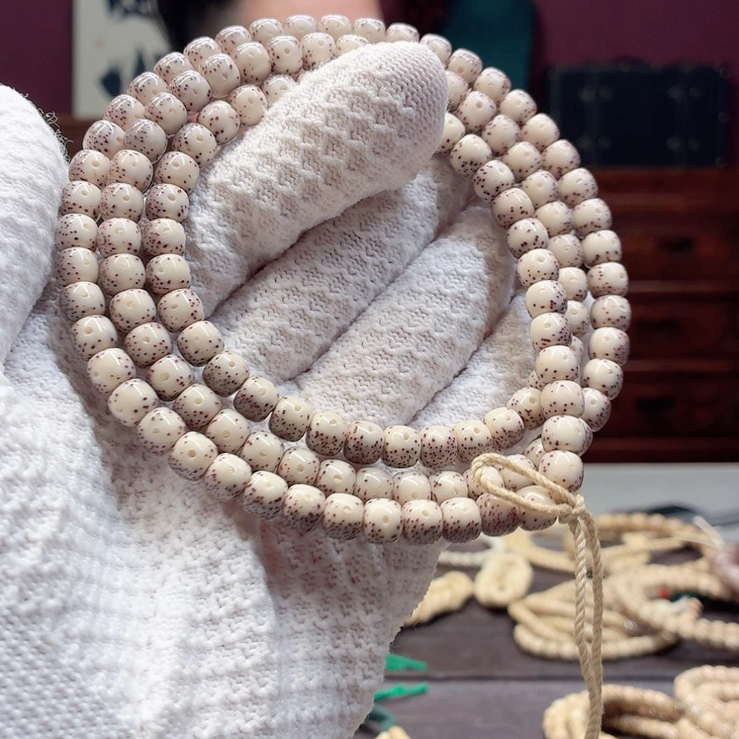 手串星月菩提7➕，月留白，一物一图32号