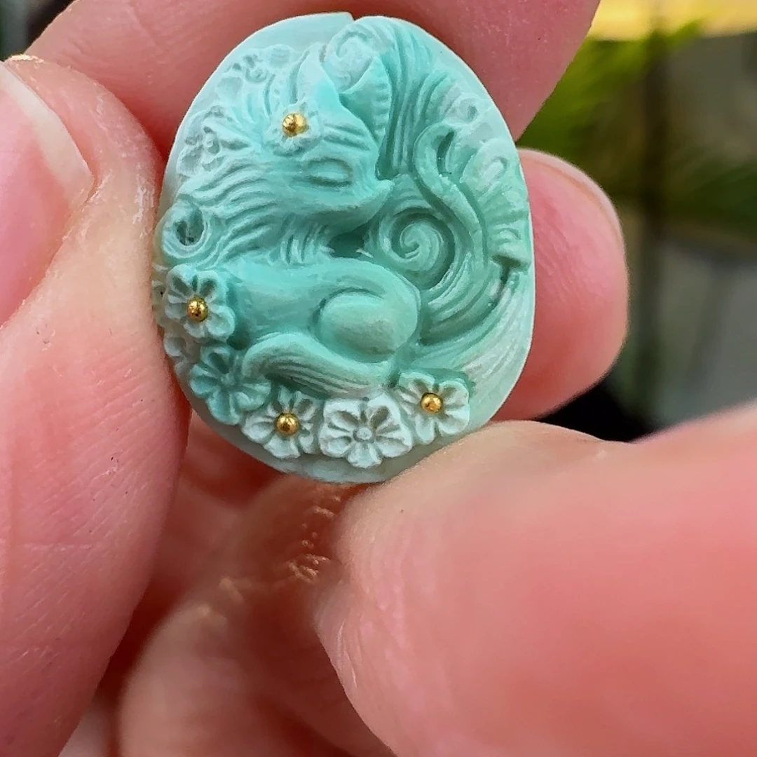 绿松石珠宝奇石未镶嵌