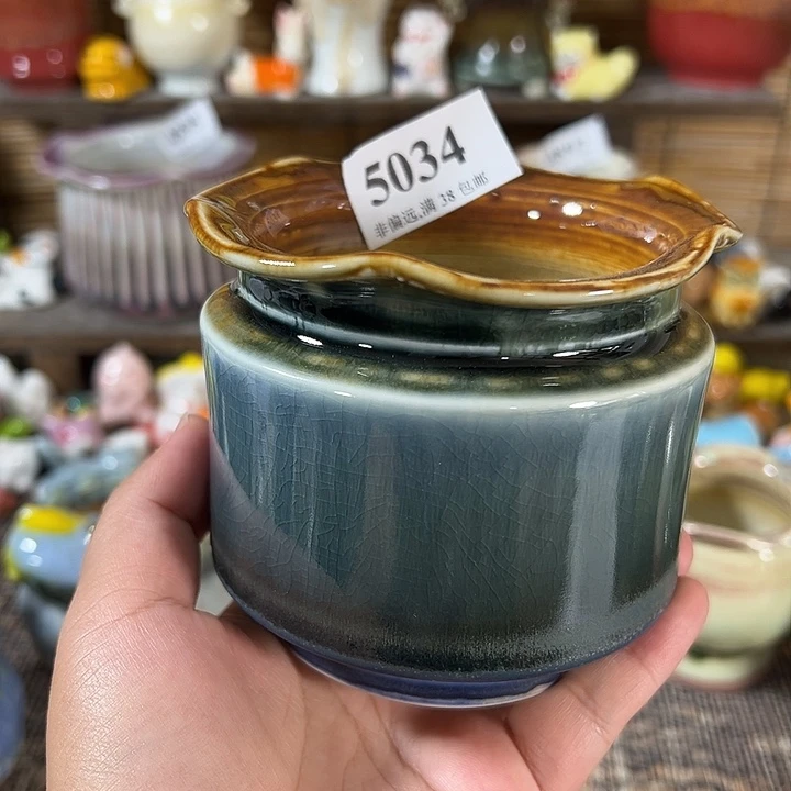 口8 手工花盆满30包邮