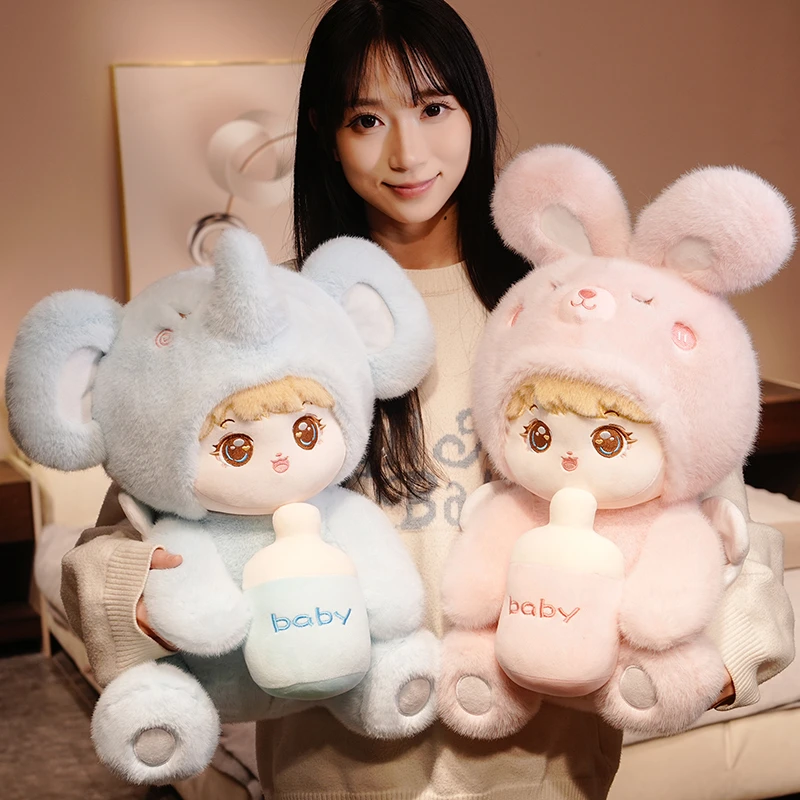 可爱小羊玩偶毛绒玩具公仔大象娃娃儿童陪睡圣诞节生日礼物送女生