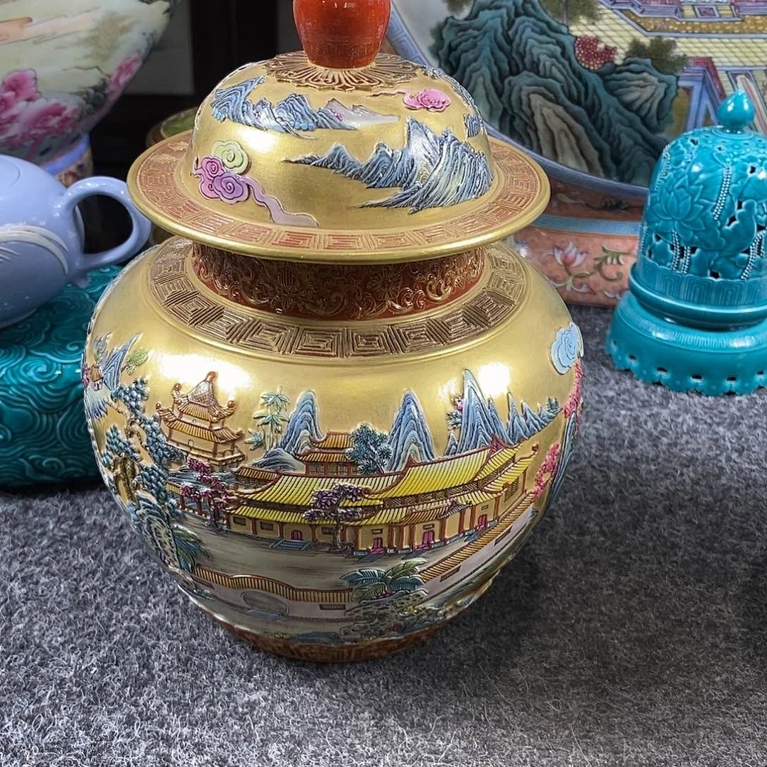 古***梦其他手工手绘陶瓷摆件工艺品