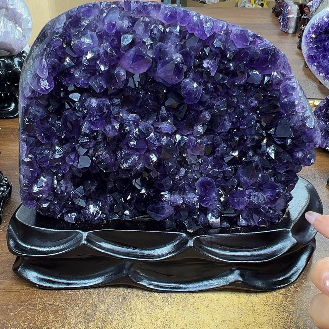 紫晶摆件未镶嵌晶体
