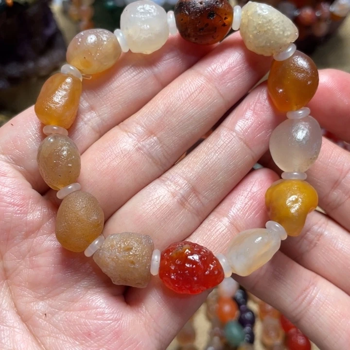 玛瑙/玉髓合金手链