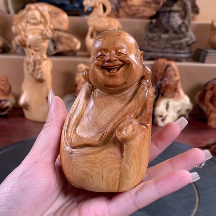 柏木（崖柏）根雕摆件