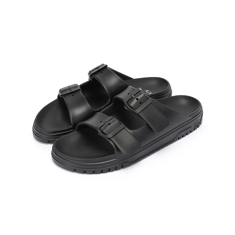 AX阿玛尼Armani 新品 男士针扣调节拖鞋凉拖沙滩凉鞋XUP015 XV821