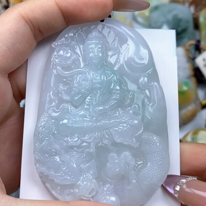 *****翡翠未镶嵌颈饰翡翠