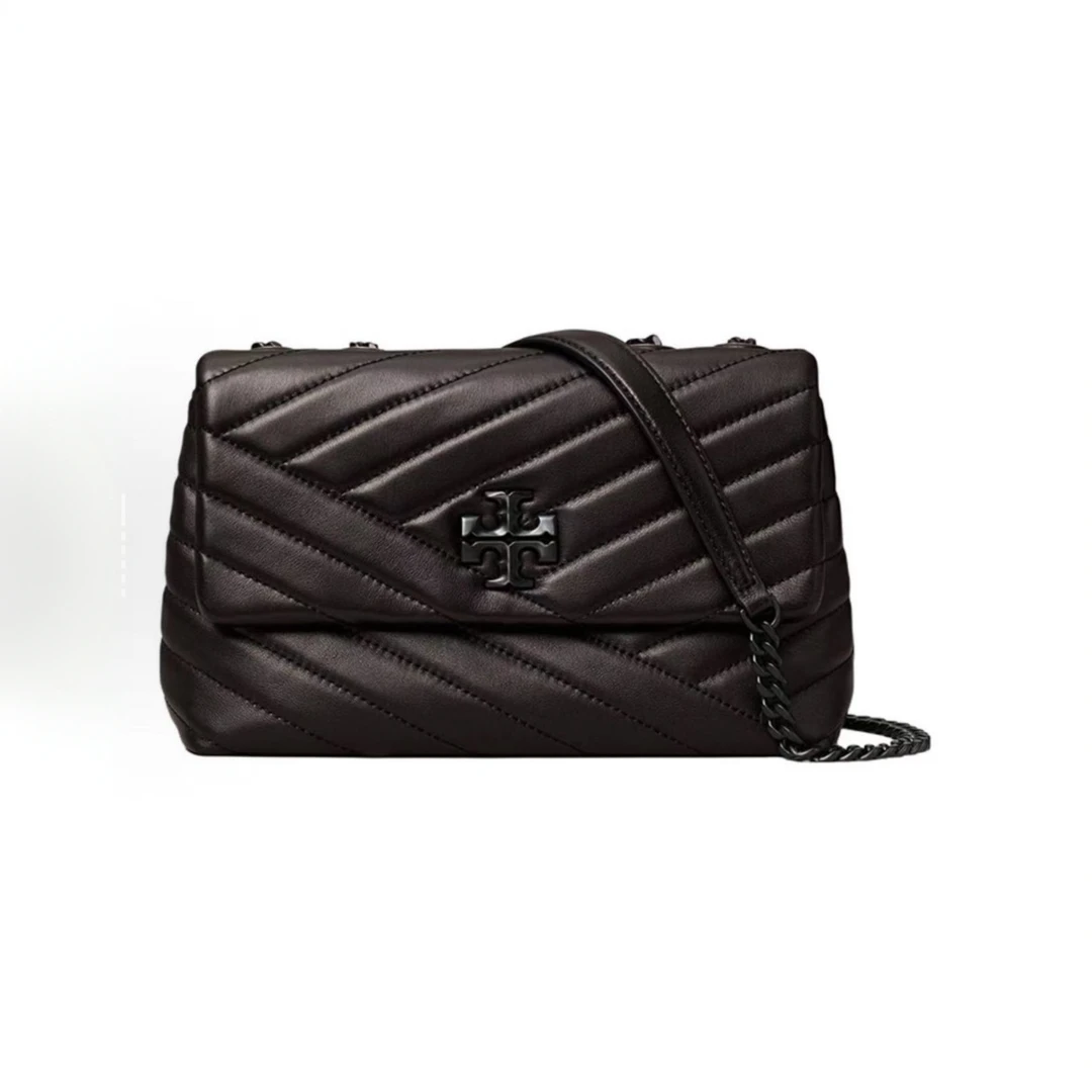 TORY BURCH 汤丽柏琦 Kira 中号黑色链条包 22.5*15*8CM