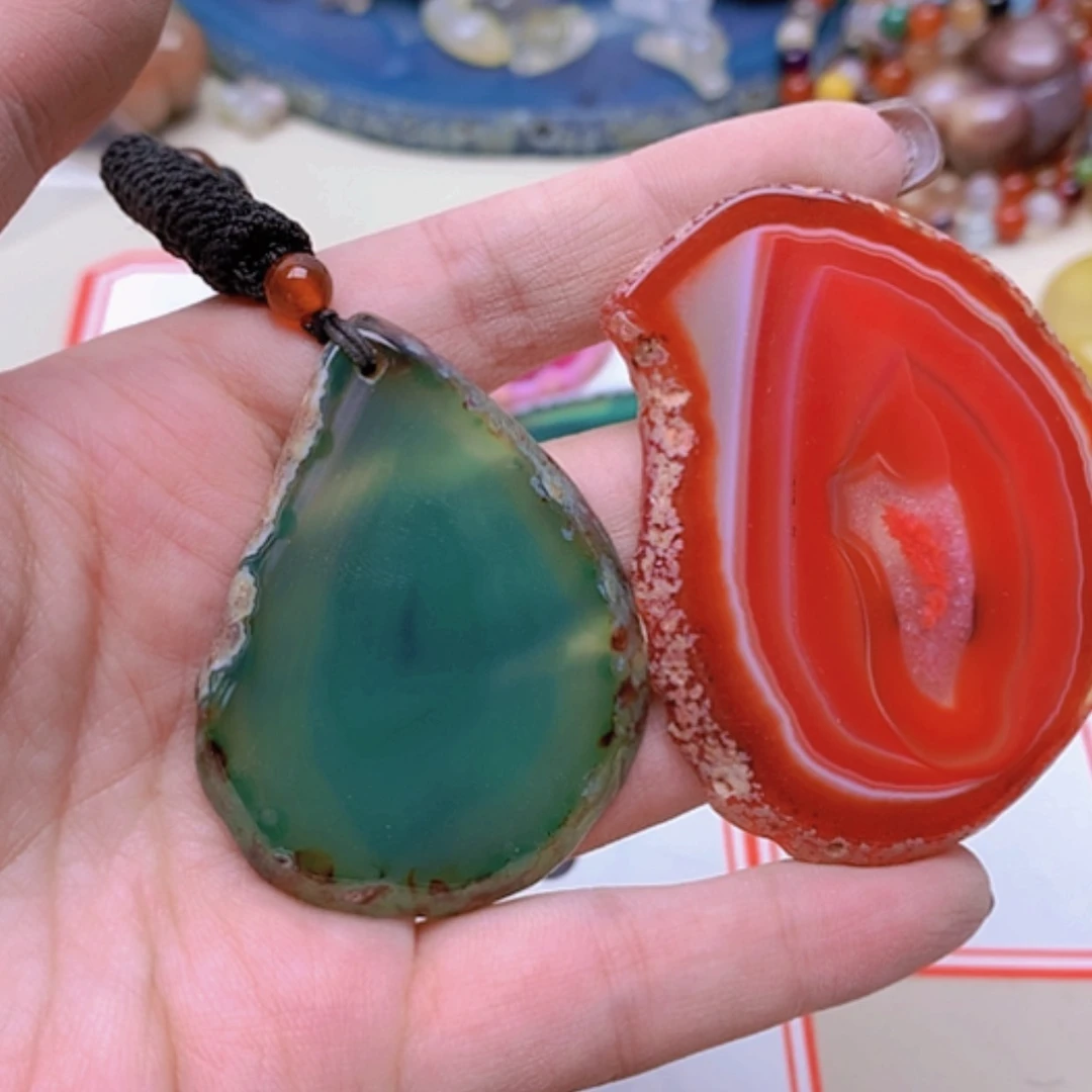 【闪购商品】未镶嵌玛瑙/玉髓珠宝半成品阝*