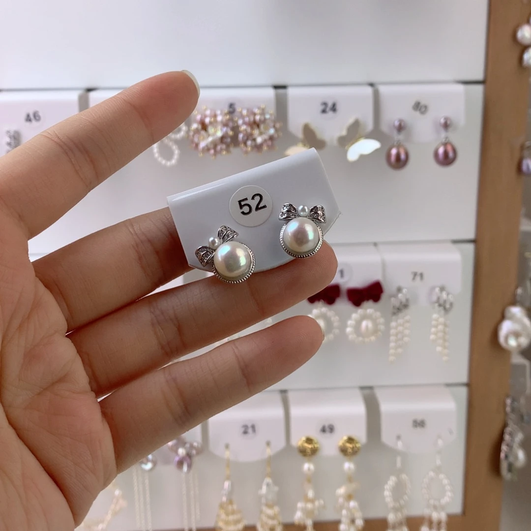 未镶嵌耳饰淡水珍珠