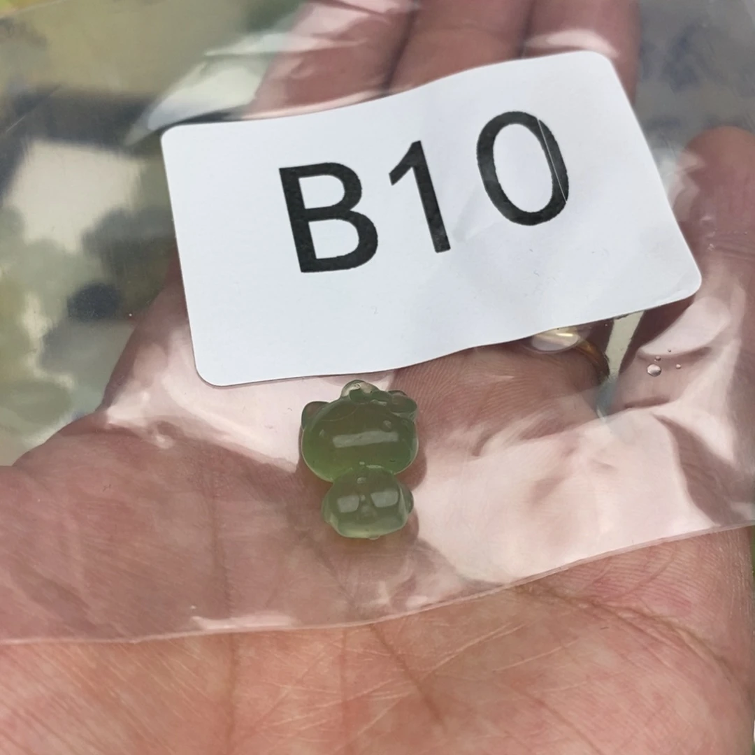 岫玉纯天然岫玉孤品瑕疵不退不换未镶嵌