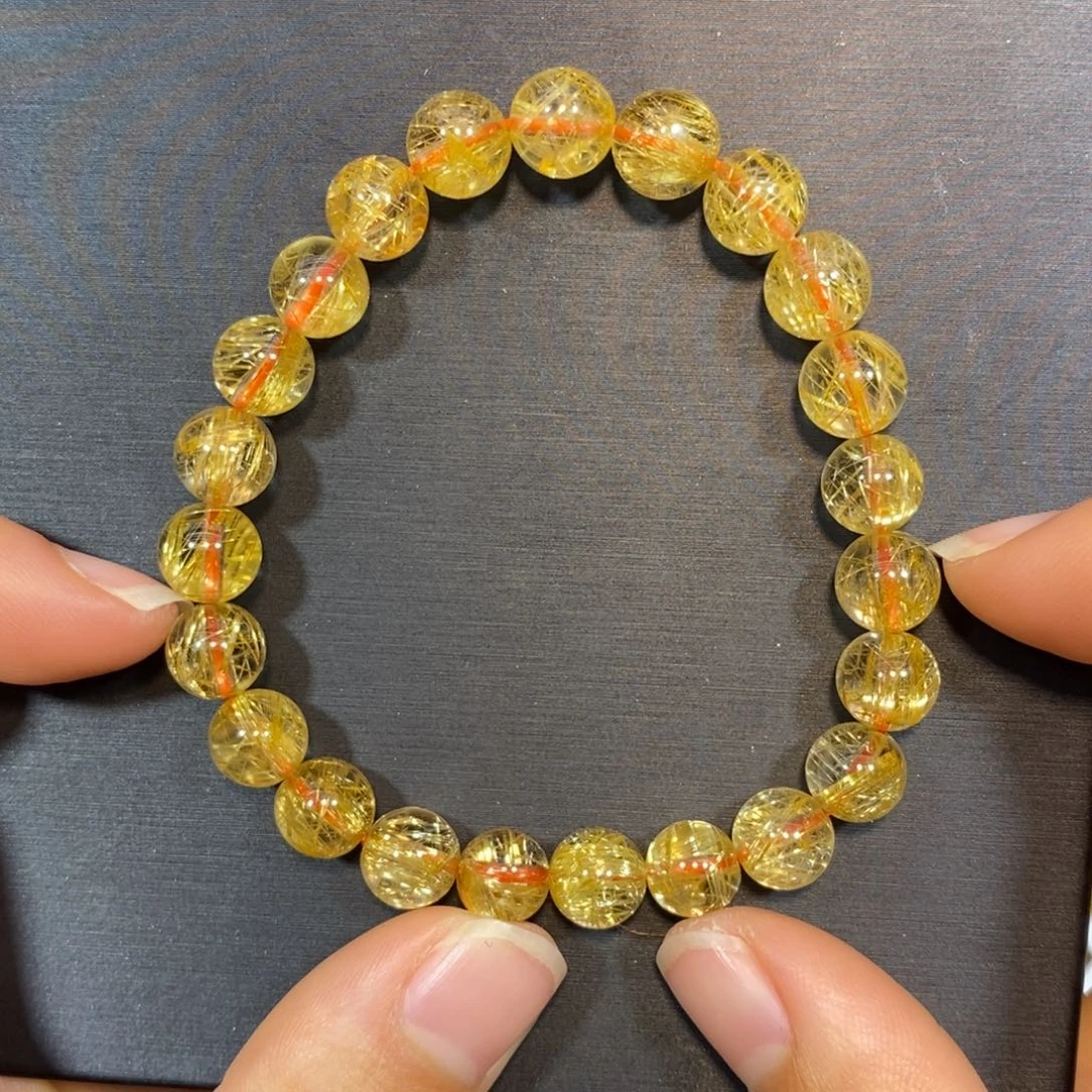 小***只手链水晶未镶嵌钛晶手链8.5mm 瑾