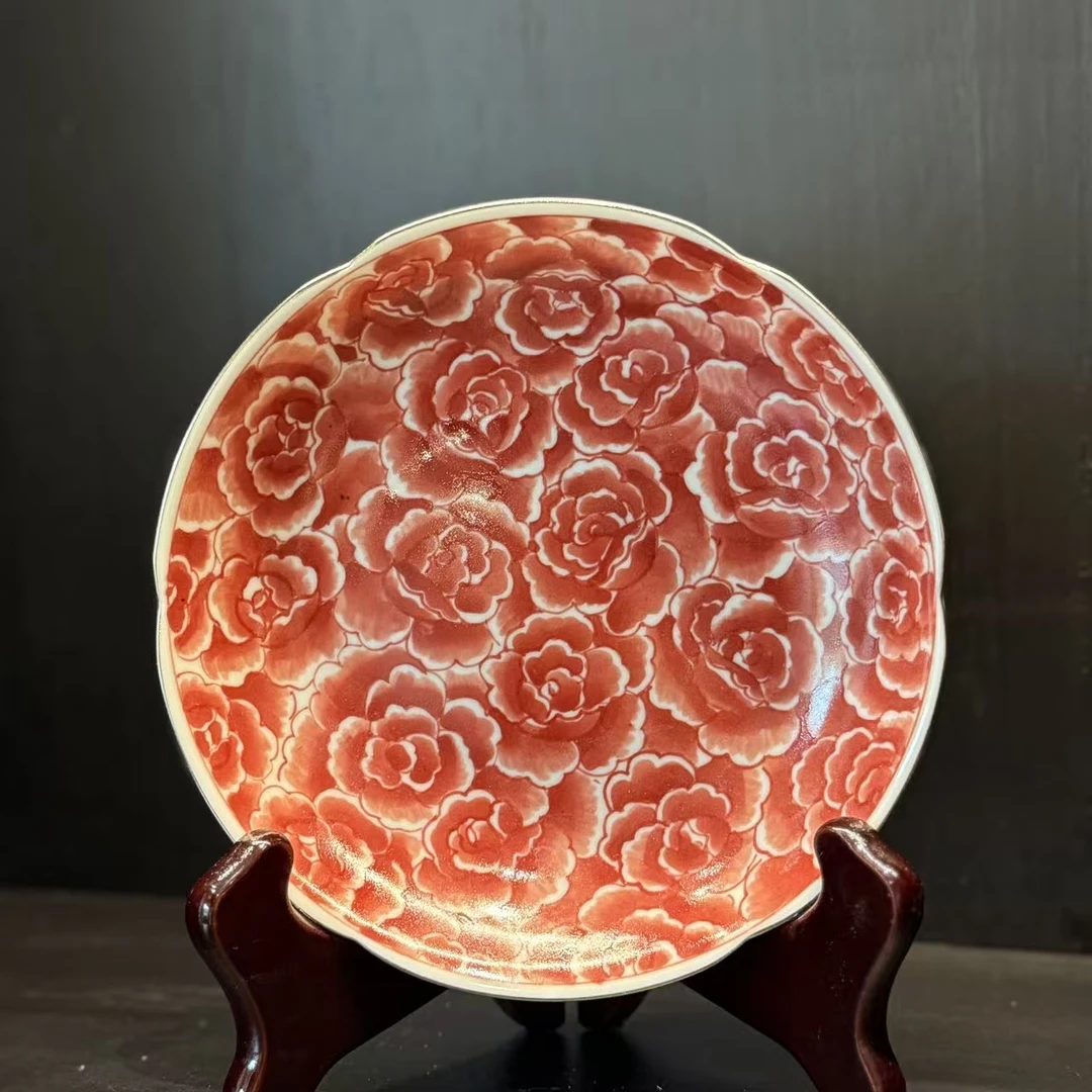 雨溪山房 红玫瑰壶承 YX10613