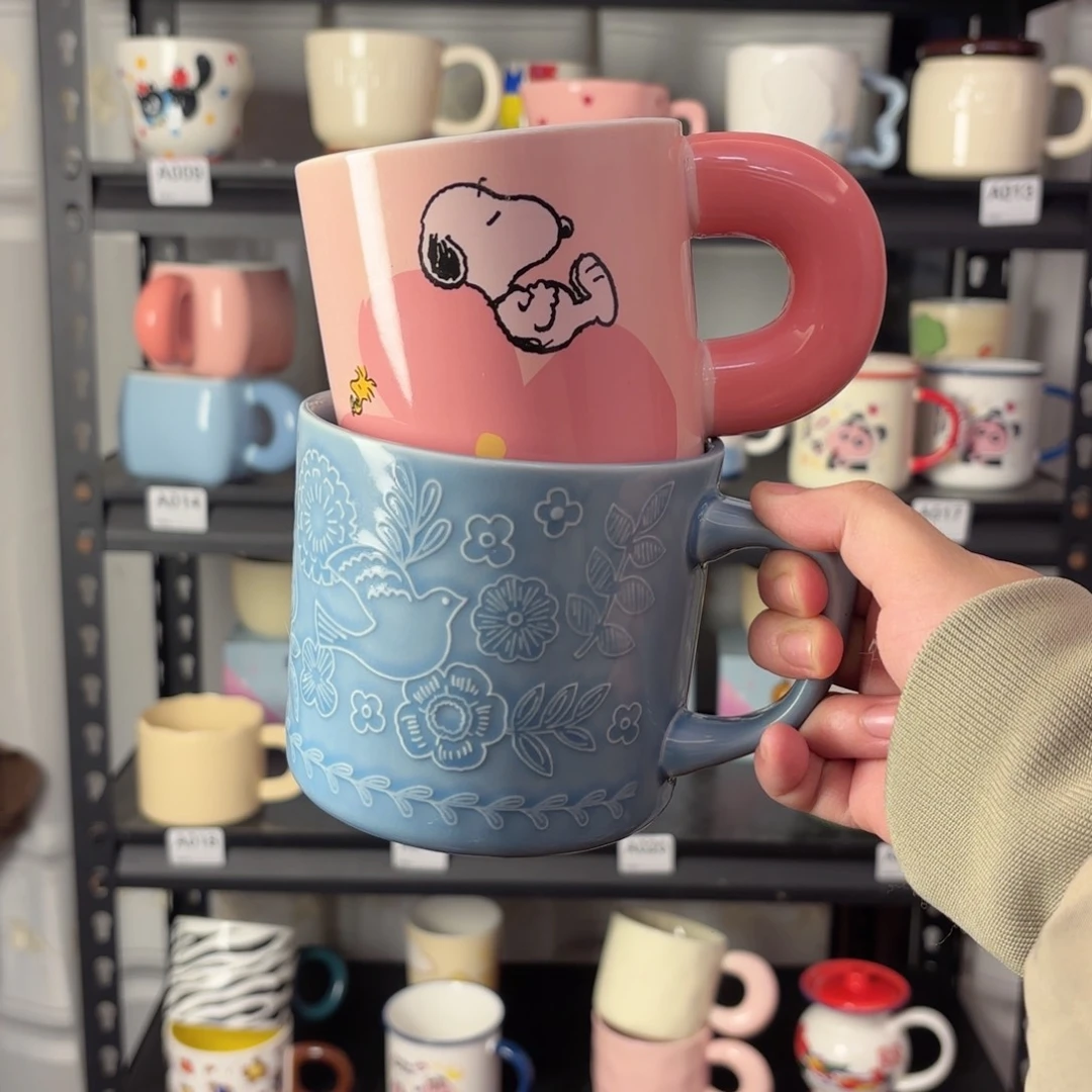 陶瓷双饮款俩*贝史努比