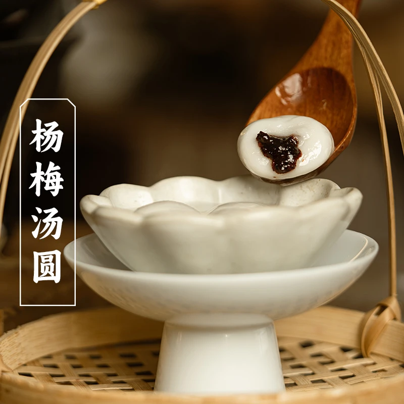 三关六码头杨梅汤圆慈溪杨梅内馅元宵团圆子速食早餐半成品点心