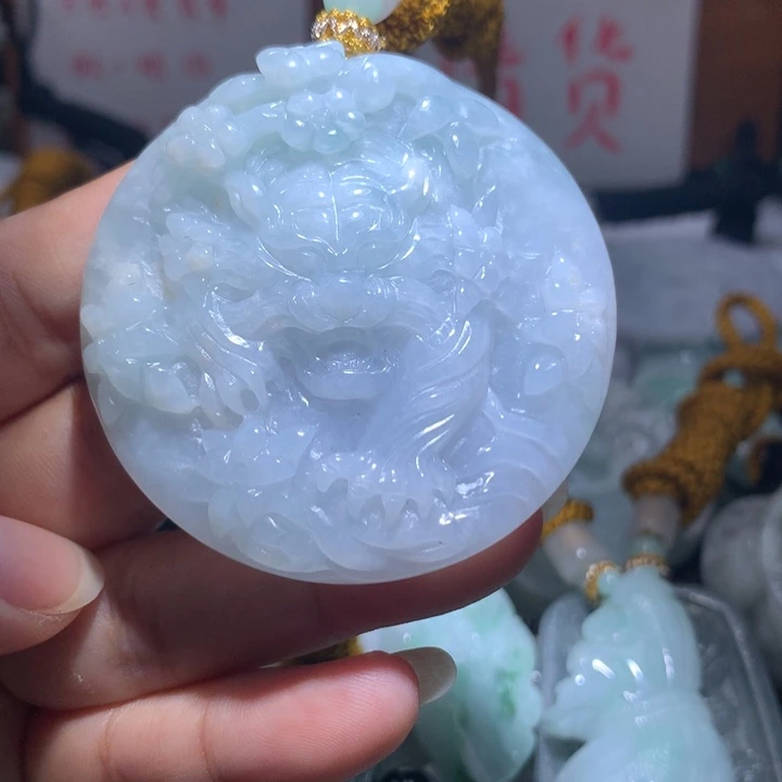 颈饰未镶嵌翡翠保真天然A货翡翠