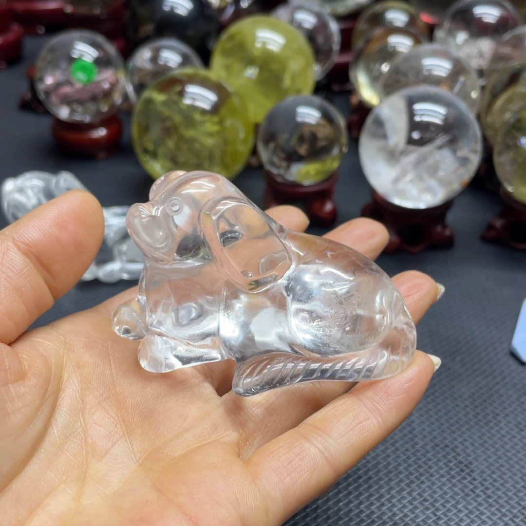 水晶狗摆件ry未镶嵌用****5