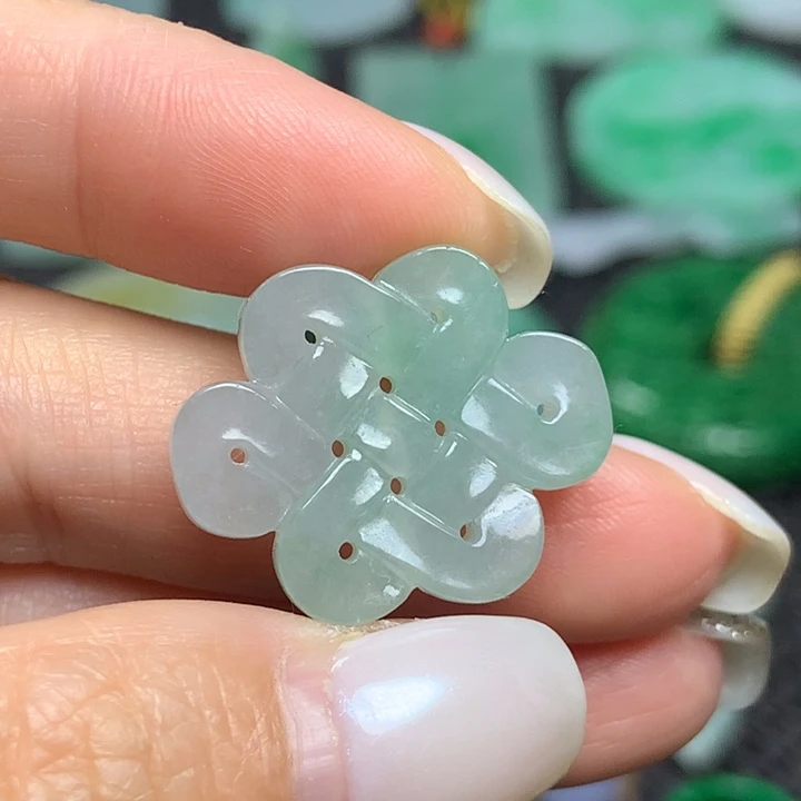 翡翠挂件未镶嵌清