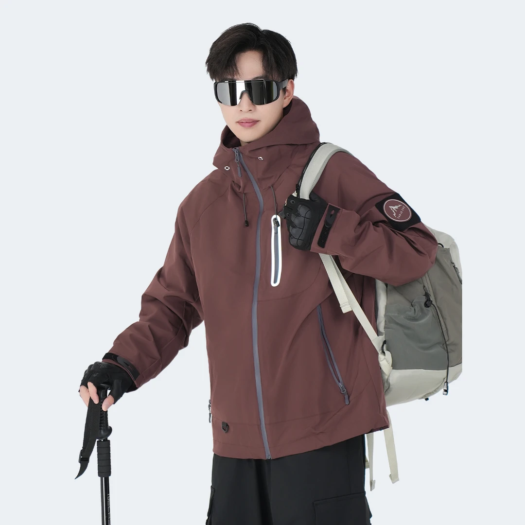 【早春上新】三防透气防风防水秋冬春秋户外夹克薄款情侣款91036