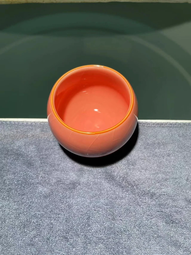 【闪购商品】粉色龙蛋茶杯  冰裂纹茶杯主人杯3