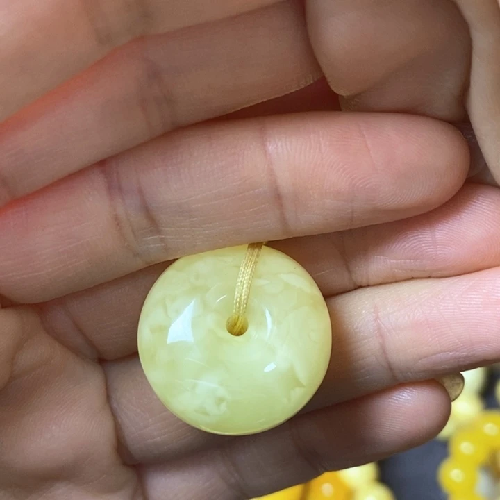 琥珀未镶嵌手链天然无优化琥珀蜜蜡