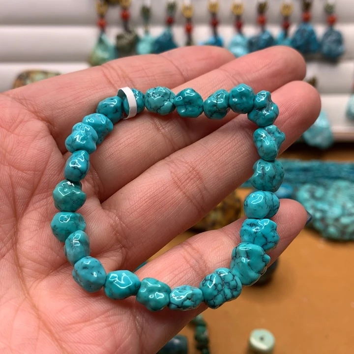 绿松石原矿未镶嵌E****E