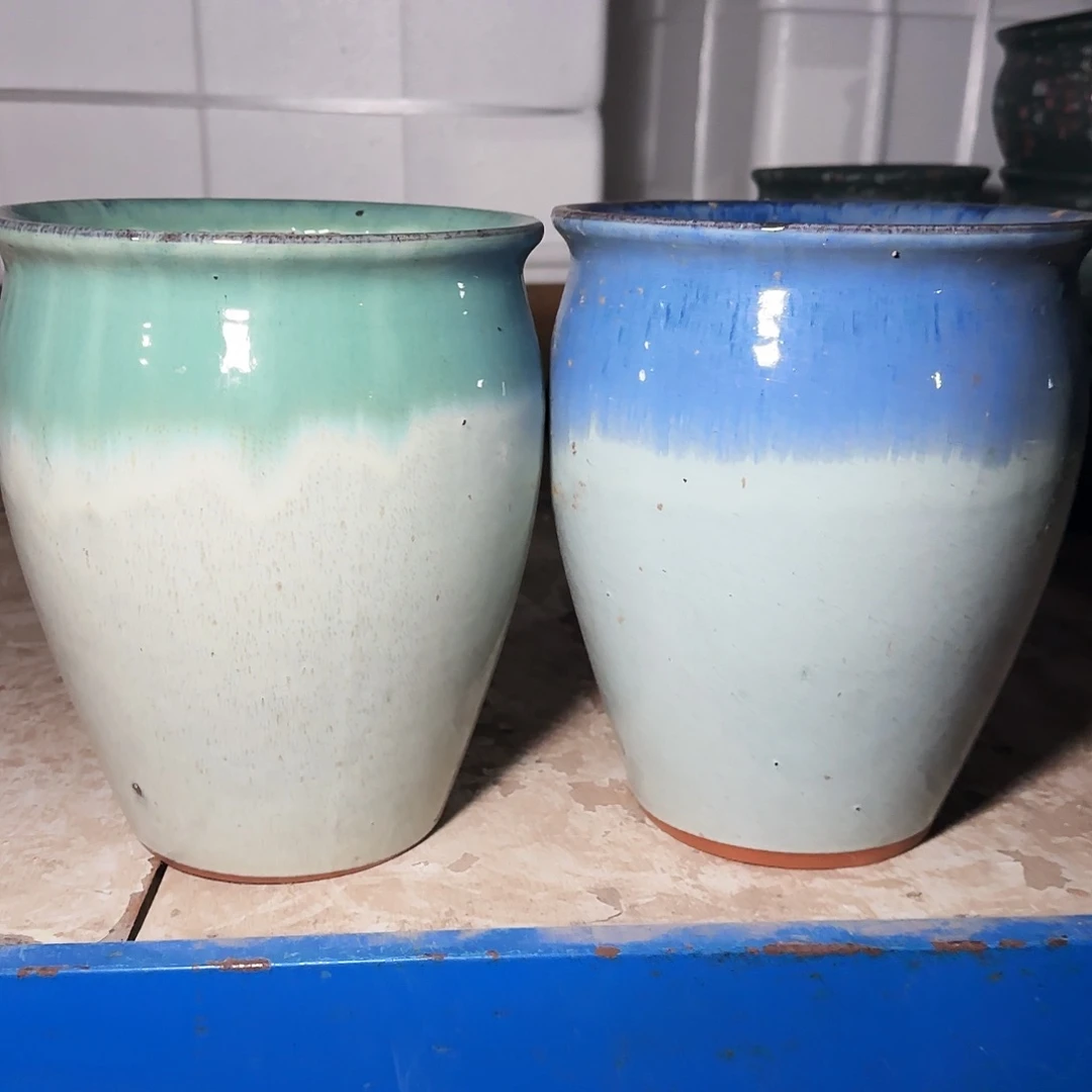 紫砂花盆高23口18