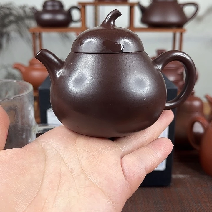 库***鹏紫砂茶壶微瑕处理