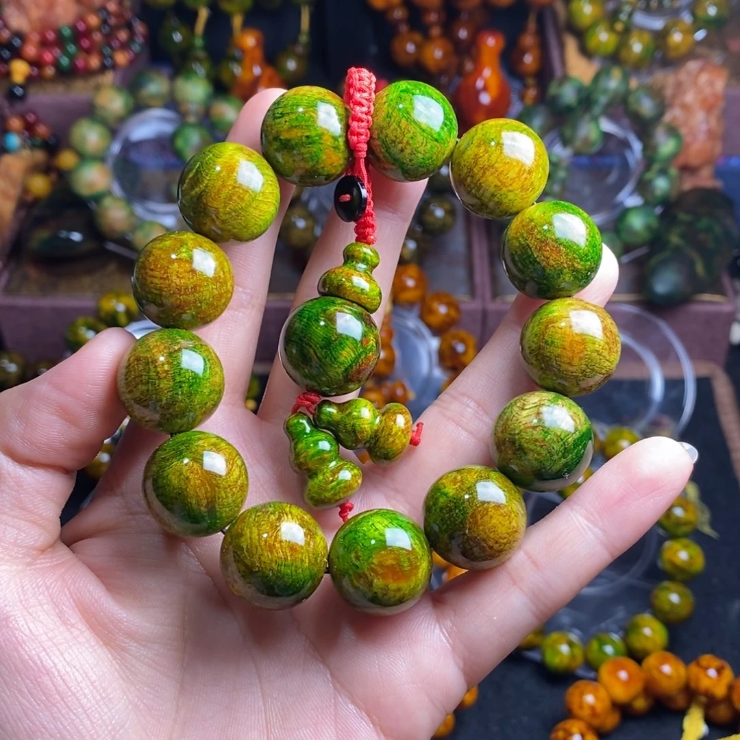 葡***架木质非金属琥珀木1.8尺寸水墨丹青山水画