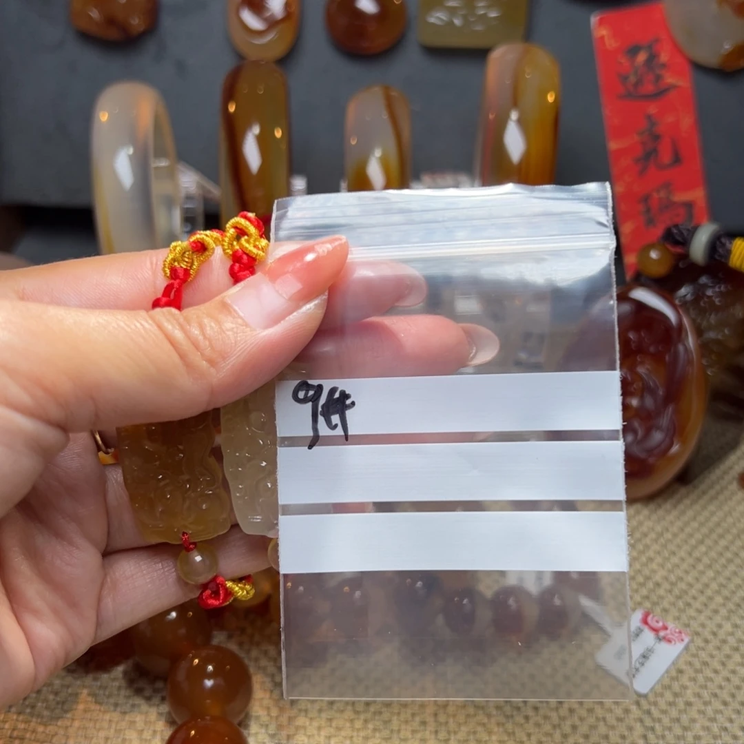 玛瑙/玉髓颈饰合金鹏*喵9