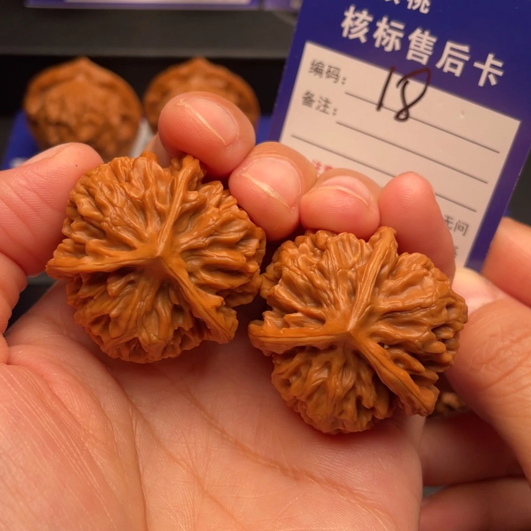 把件文玩核桃球形三棱36加18号