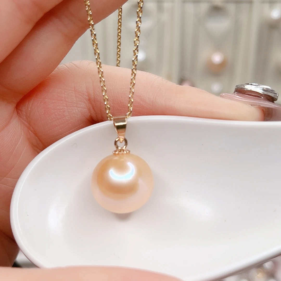 合金淡水珍珠吊坠(赠链)
