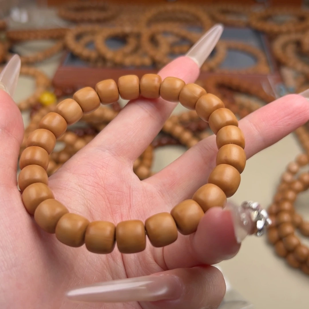 猴头核桃手串泛油道珠五件套48.8