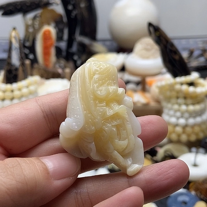 非金属贝壳贝雅轩工艺品金银白菜