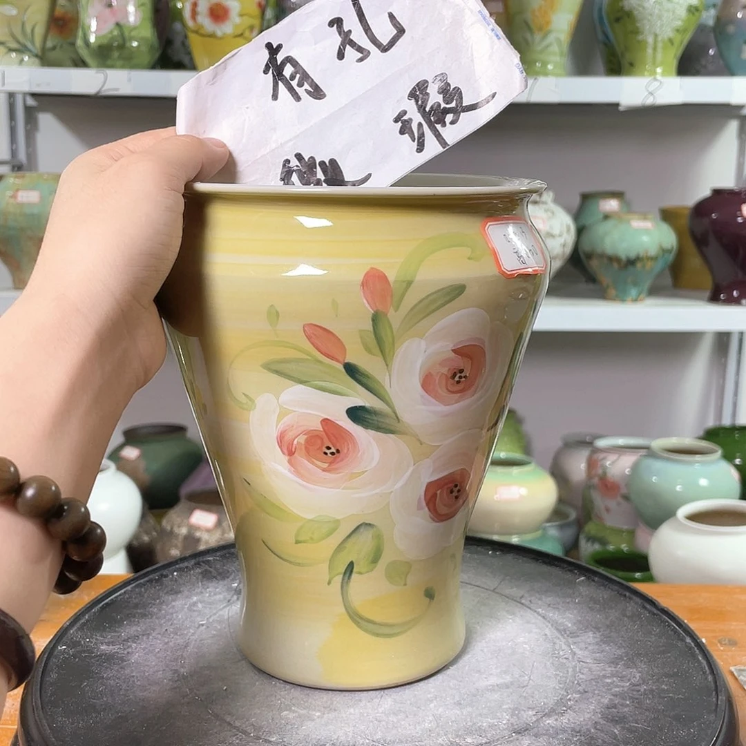 景德镇陶瓷花盆花器暇256