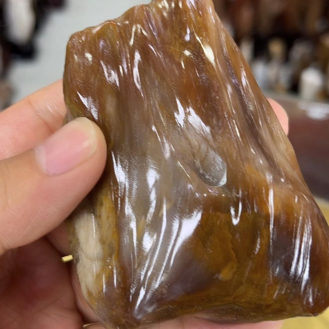 硅化玉珠宝奇石未镶嵌