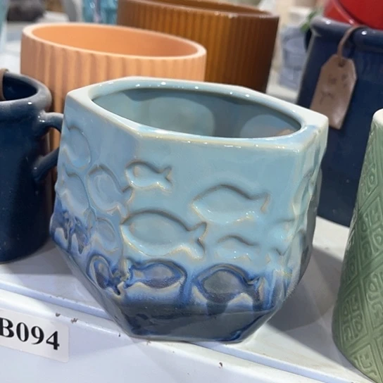 多肉绿植陶瓷花盆9.9包邮