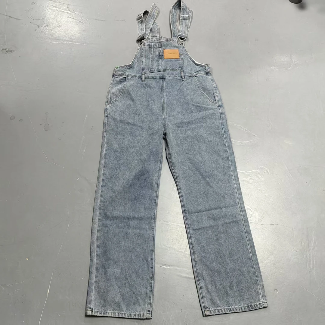 【南油玲姐】蓝色牛仔连体背带裤77376