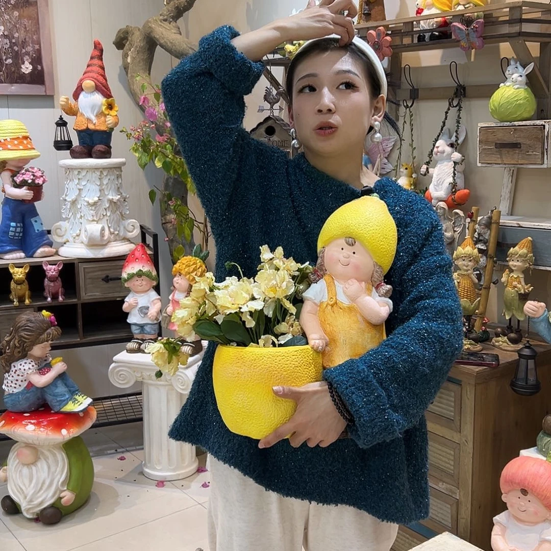 花园摆件红红火火