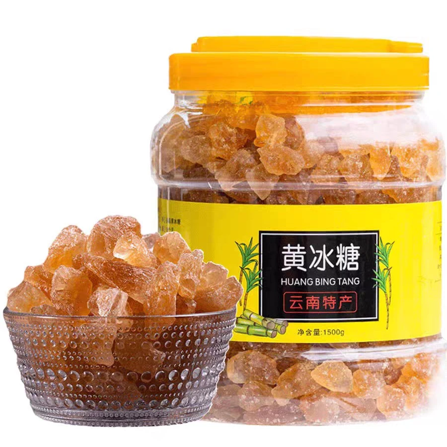 云南特产拇指大多晶黄冰糖甘蔗手工老冰糖可煲汤泡酒